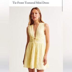 New Abercrombie yellow M dress